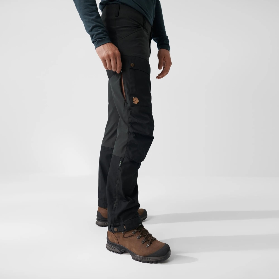 Fjällräven Calça Keb Cinza Pedra Preta M Reg