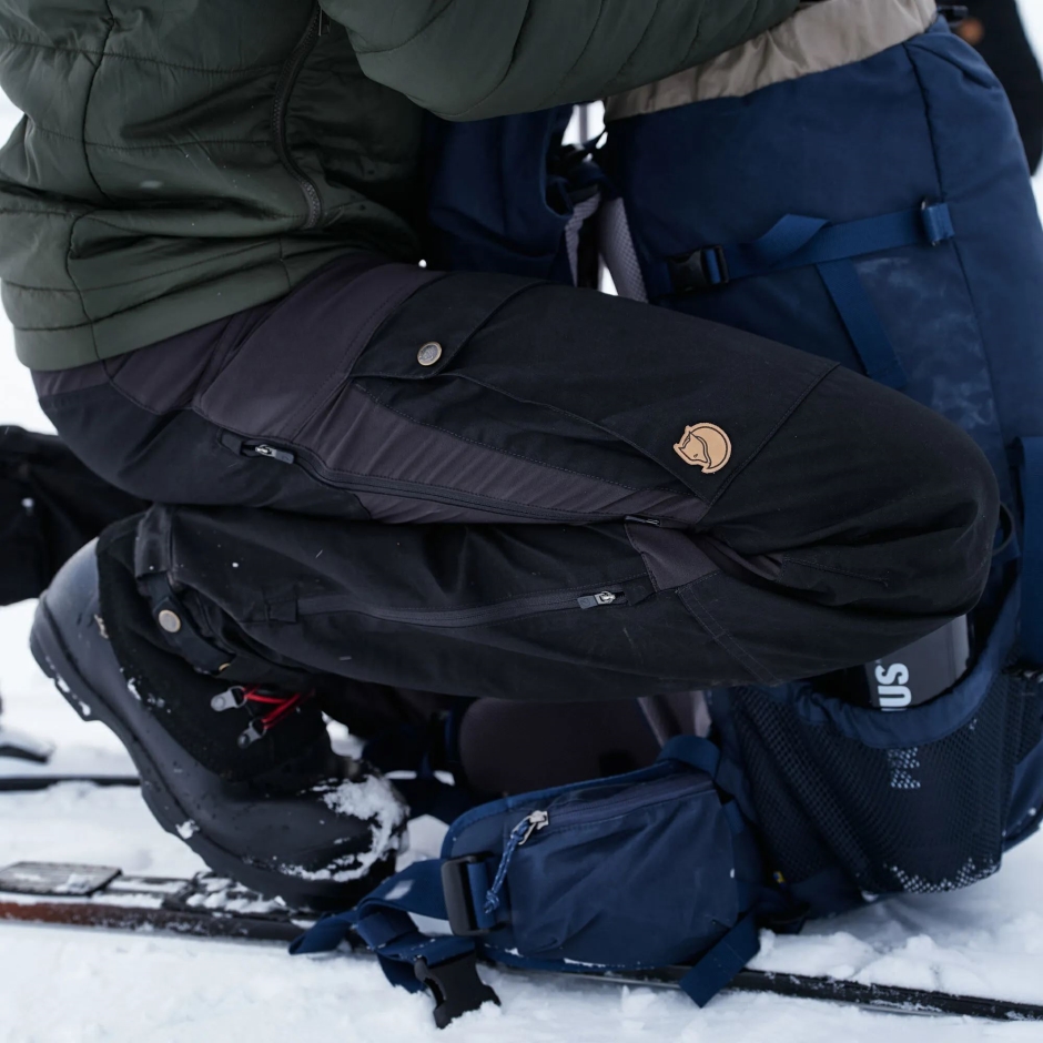 Calça Azul Marinho Escuro Fjällräven Keb M Reg