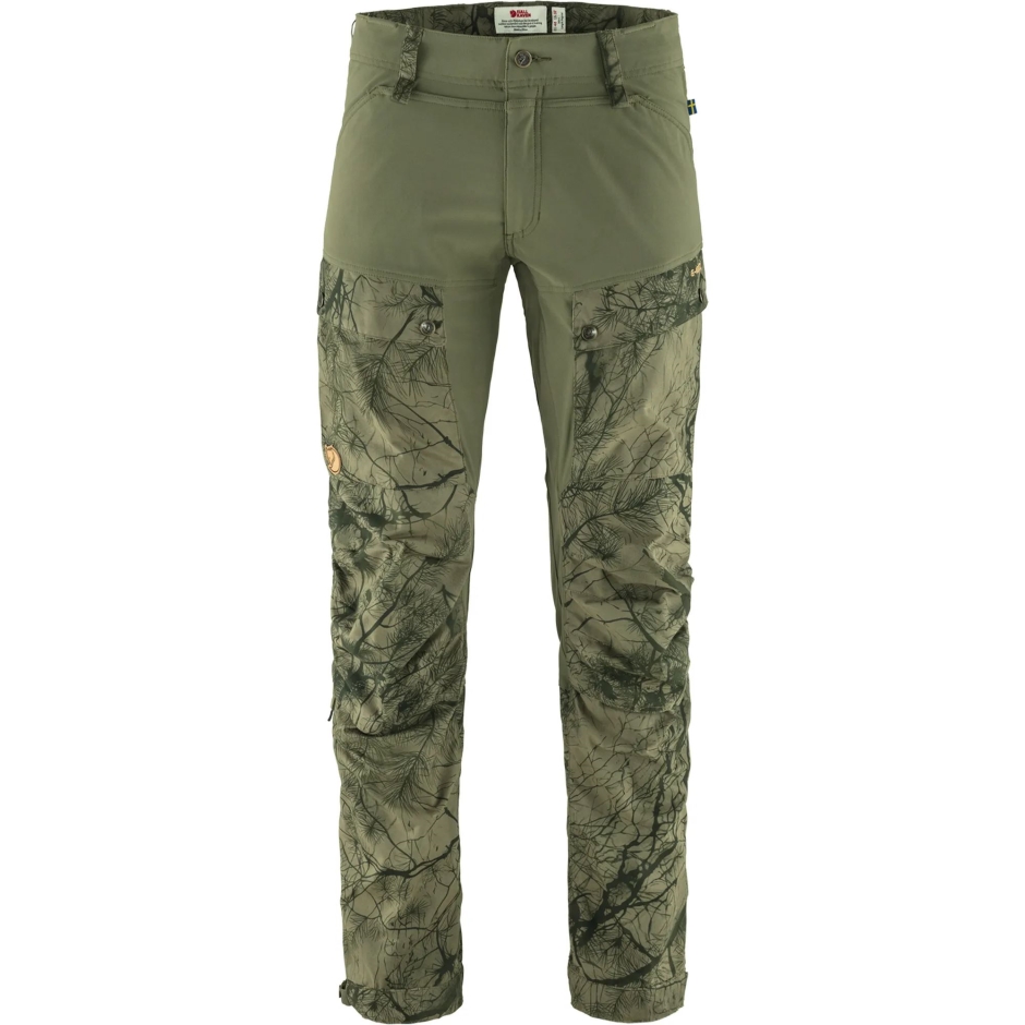 Calça Keb M Reg Verde Camuflado-louro Verde Raposa Da Montanha