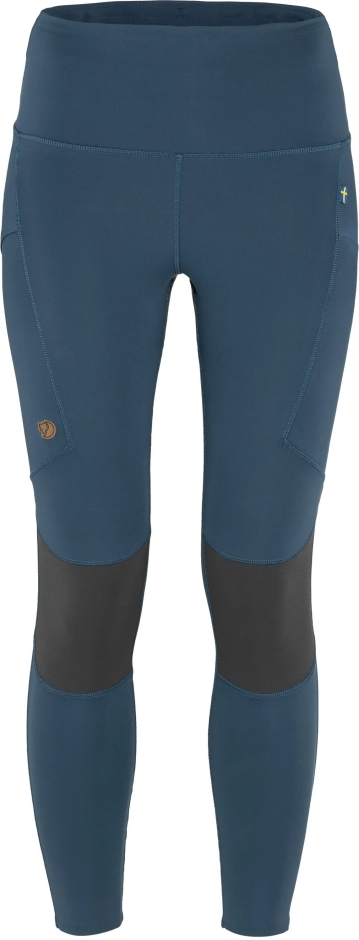 Meia-calça De Trekking Azul índigo Cinza Ferro Abisko Pro W Fjällräven