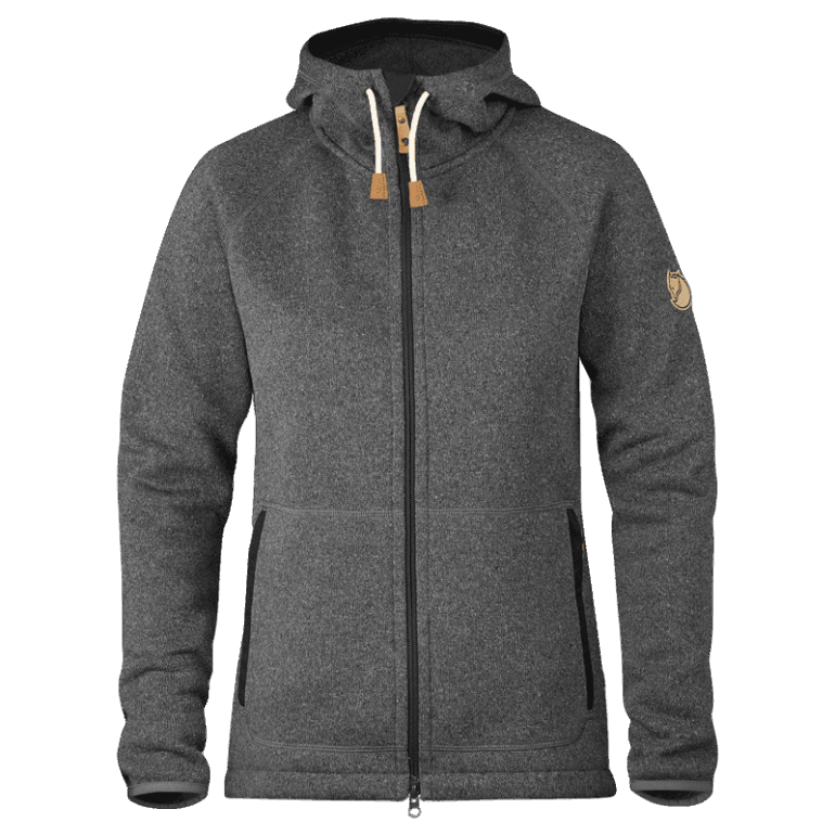 Fjällräven Moletom Com Capuz De Lã Övik Cinza Escuro W