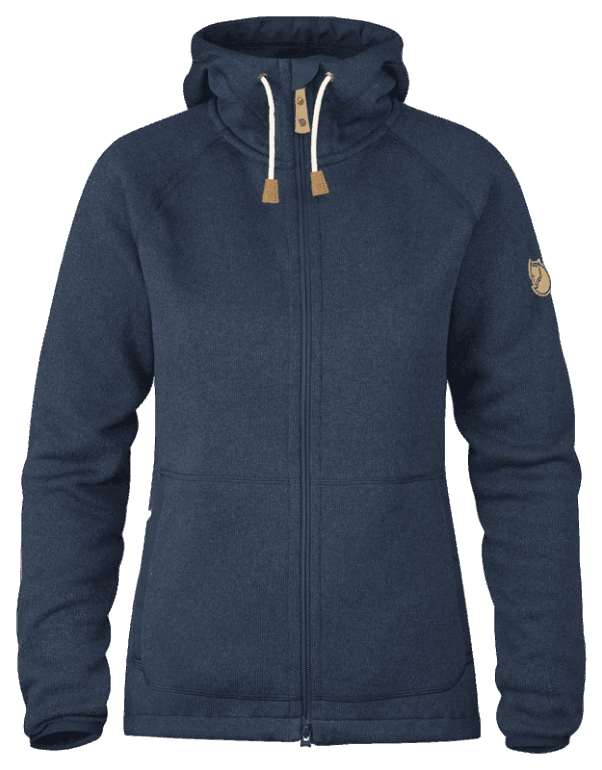 Fjällräven Övik Moletom De Lã Com Capuz Azul Marinho