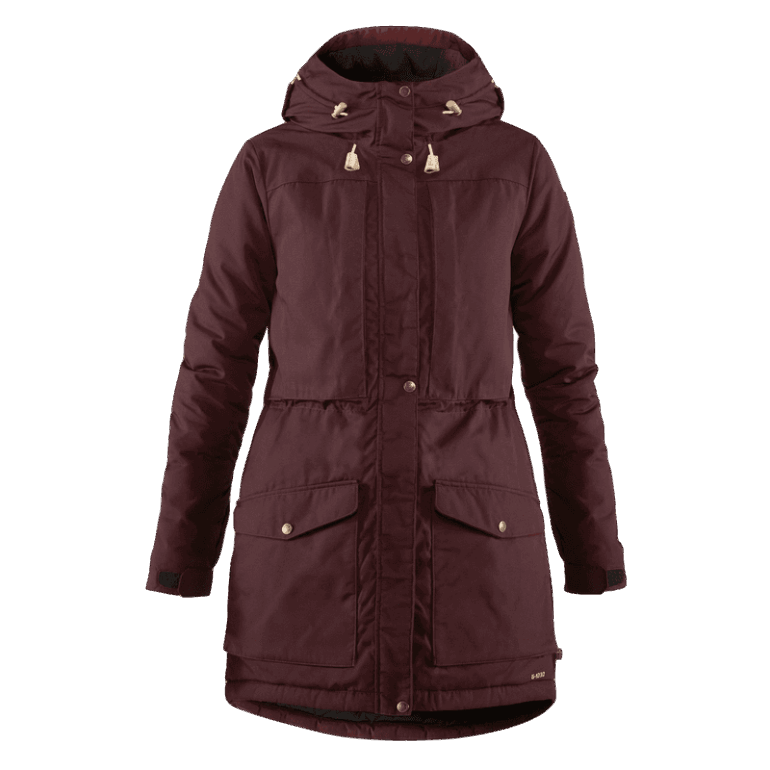 Parka Acolchoada De Lã Singi W Fjällräven Granada Escura