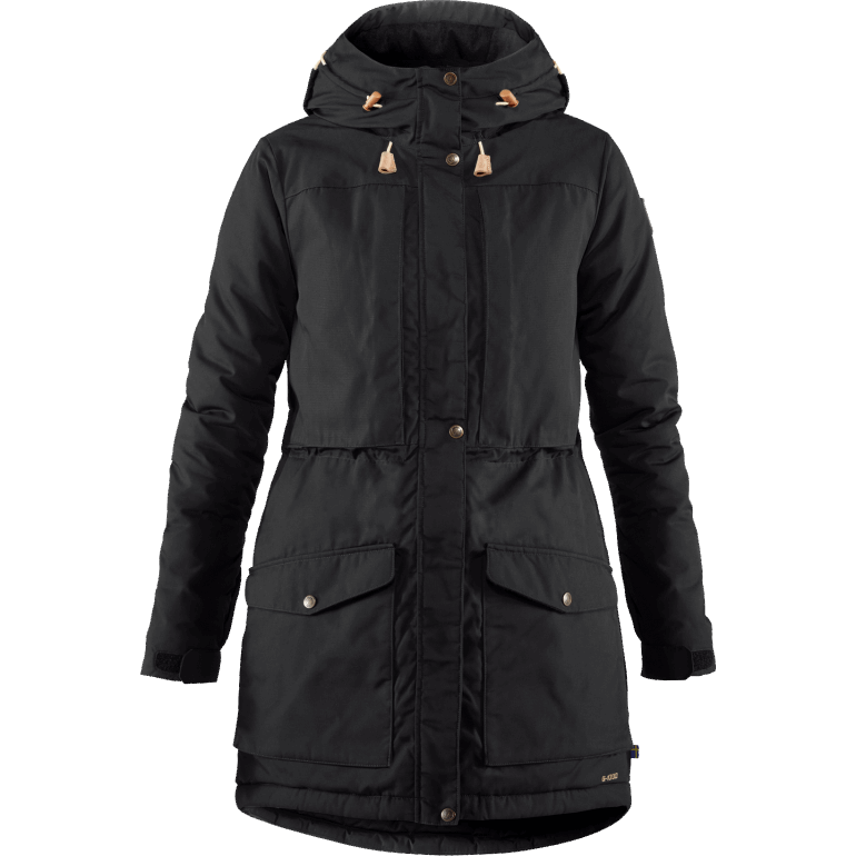 Parka Preta Fjällraven Singi Lã Acolchoada W