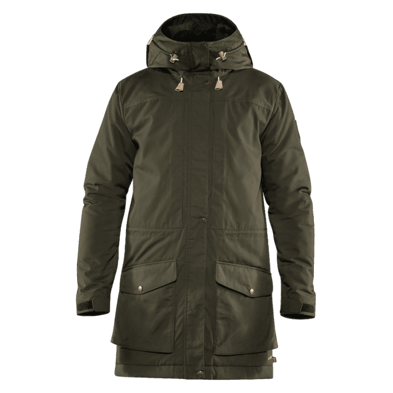Parka Acolchoada De Lã Singi Deep Forest W Fjällräven