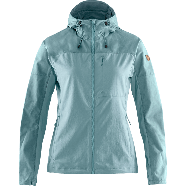 Jaqueta Midsummer Abisko W Fjällräven Azul Mineral/azul Argila
