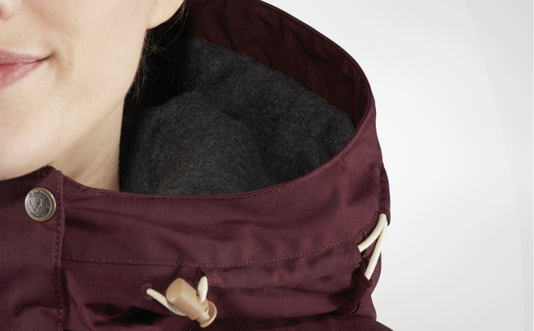 Fjällräven Dark Garnet Singi Parka De Lã Acolchoada W - Dark Granada