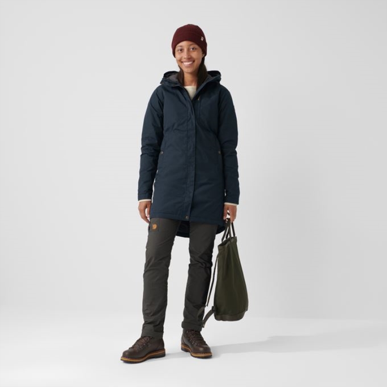 Parka Acolchoada Verde Fjällräven Kiruna W - 2 Cores