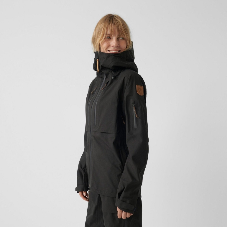 Keb Jaqueta Eco-shell W - Preto Fjällräven Preto