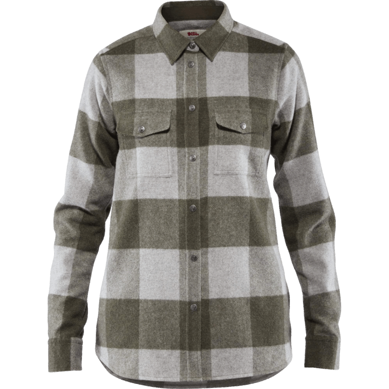 Camisa Verde Laurel/fog Canada Ls W - Verde Laurel - Fog Fjällräven