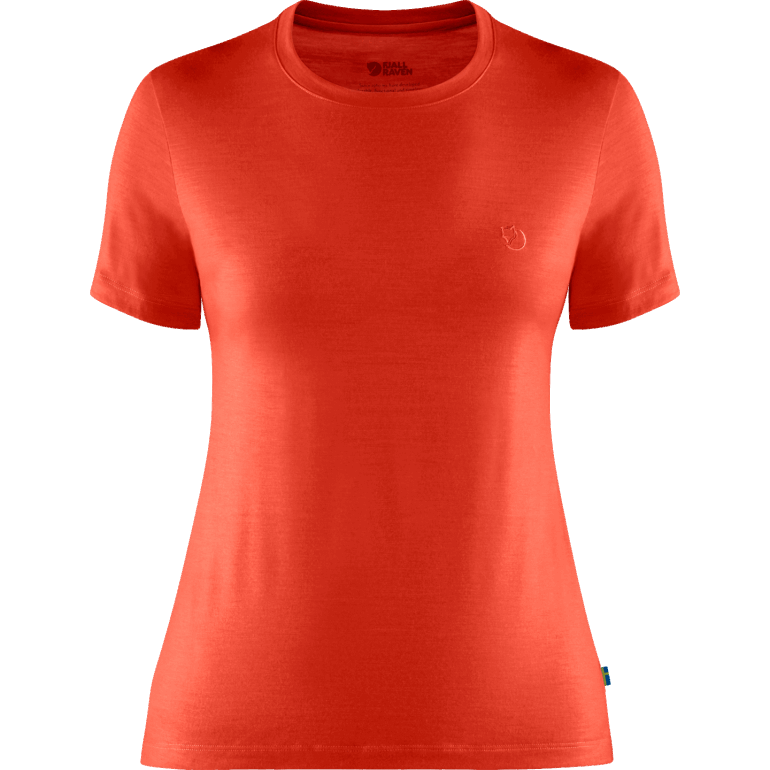 Lã Abisko Ss W - Flame Orange Mountain Fox Flame Orange