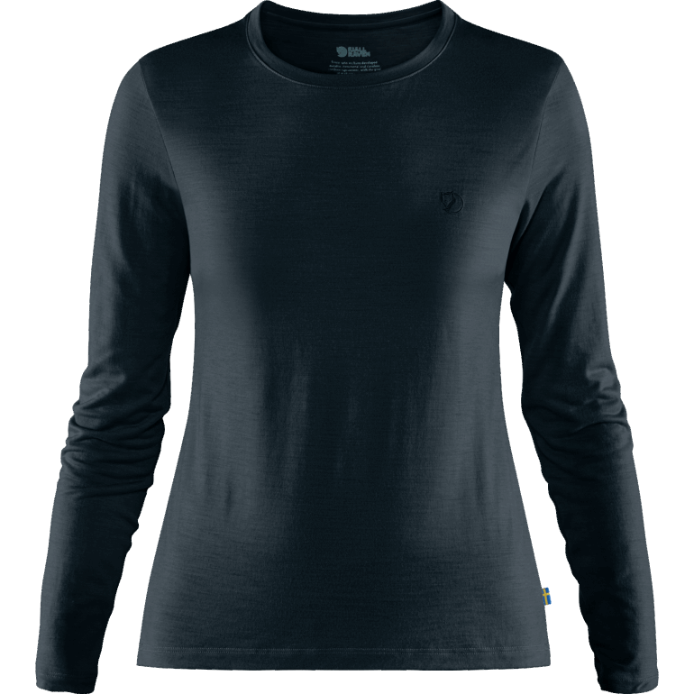 Lã Abisko Ls W Dark Navy Mountain Fox