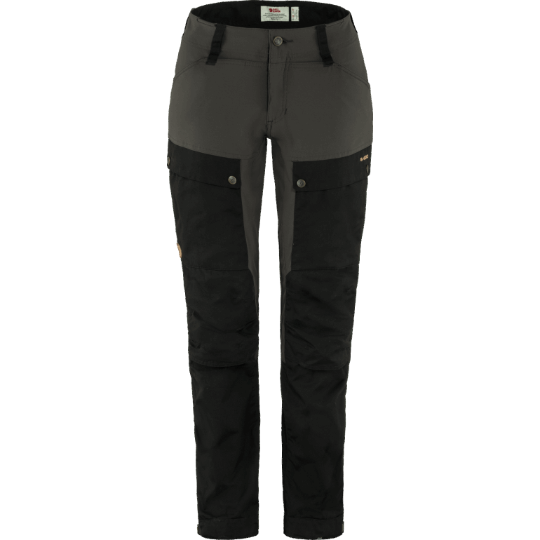 Fjällräven Calça Keb Cinza Pedra Preta Curvada W Regular - Cinza Pedra Preta