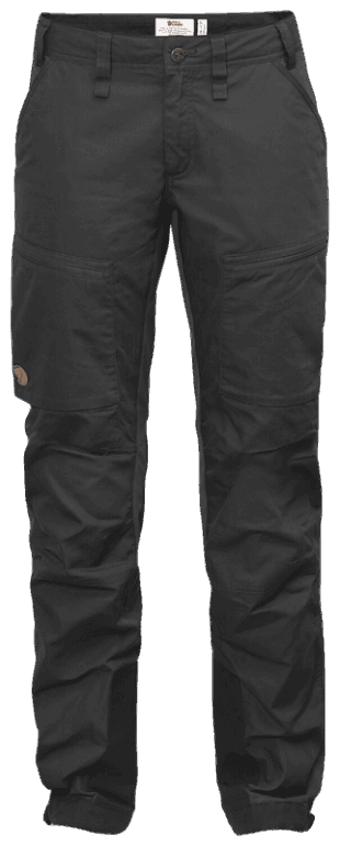 Calça De Trekking Cinza Escuro Abisko Lite W Short Marca Fjällräven