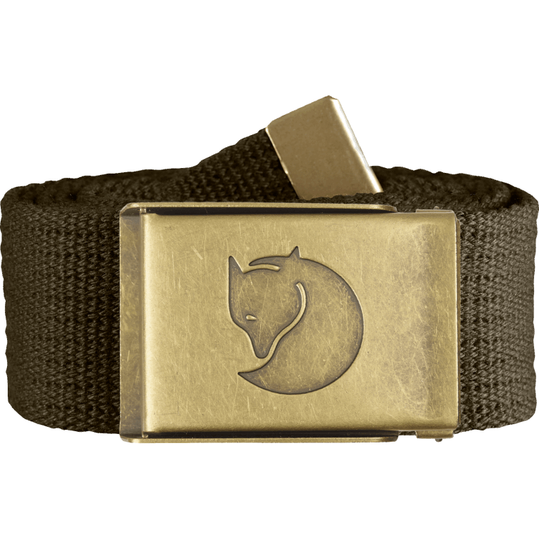 Cinto De Lona Bronze Fjällräven Azeitona Escura 4cm