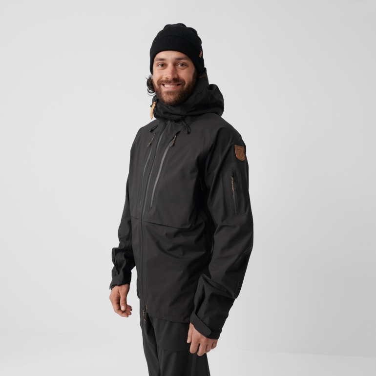 Keb Jaqueta Eco-shell M Fjällräven Fire Chestnut