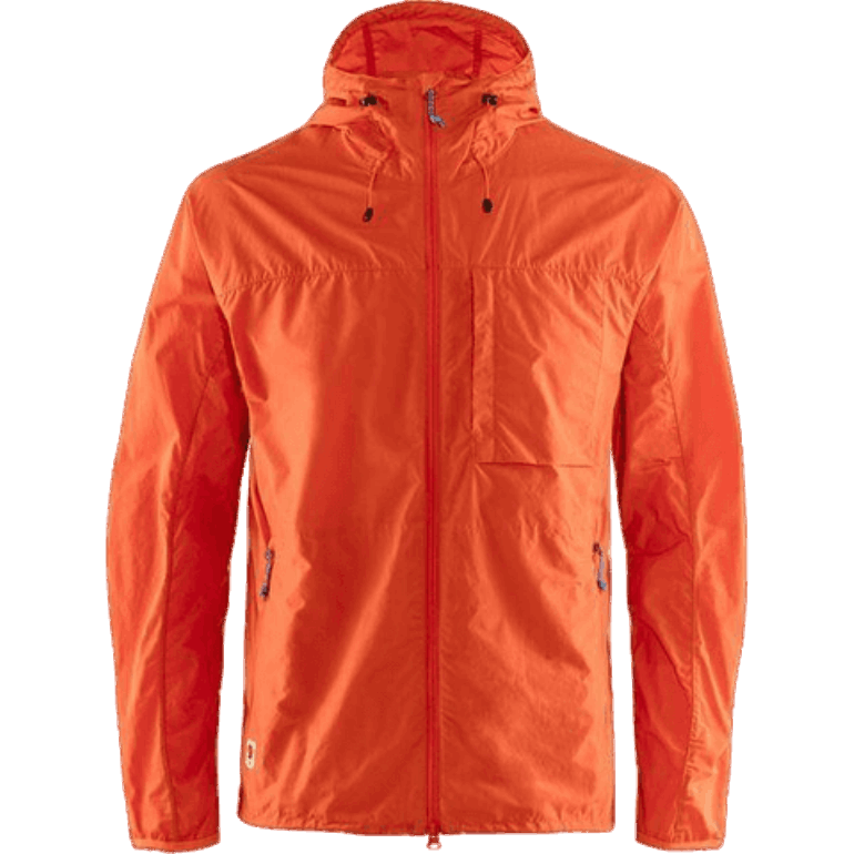 Jaqueta De Vento De Costa Alta M Flame Orange Mountain Fox
