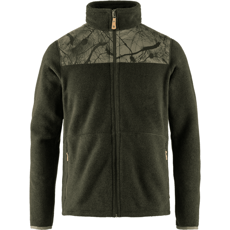 Fjällraven Lapland Fleece M Louro Camuflagem Verde-verde