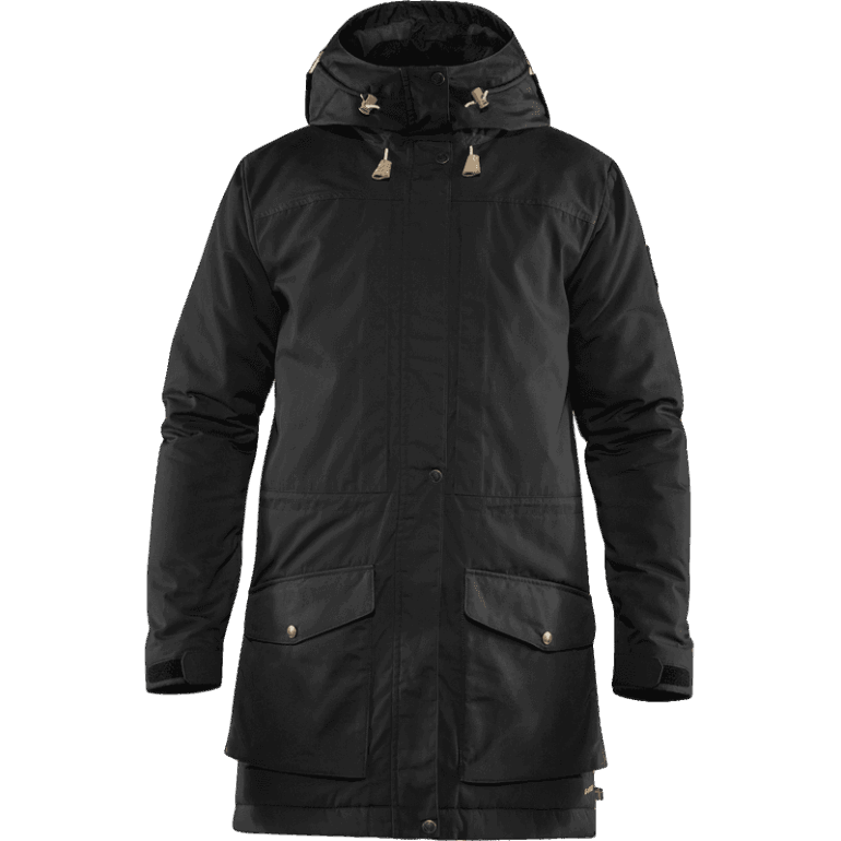 Parka Acolchoada De Lã Preto Fjällräven M