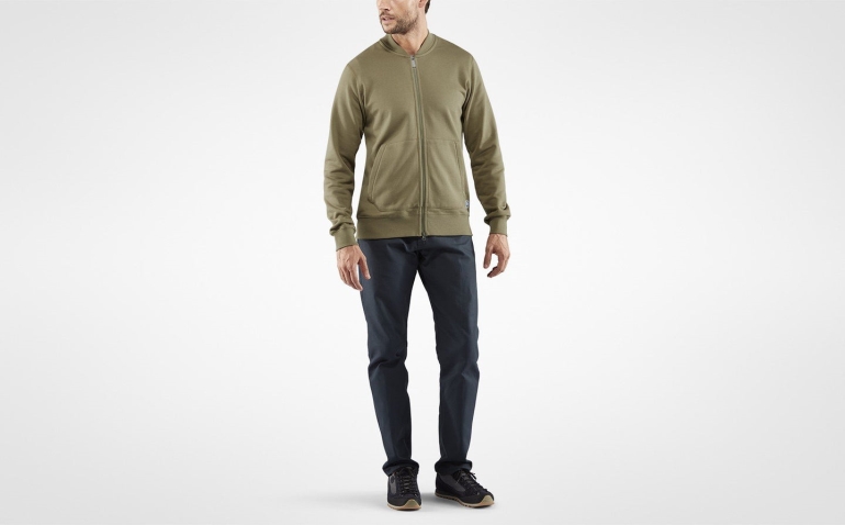Greenland Zip Cardigan M Fjällräven Verde