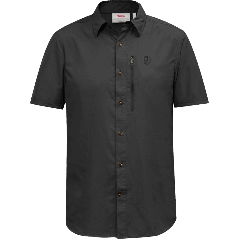 Camisa De Caminhada Cinza Escuro Fjällraven Abisko Ss M - Cinza Escuro
