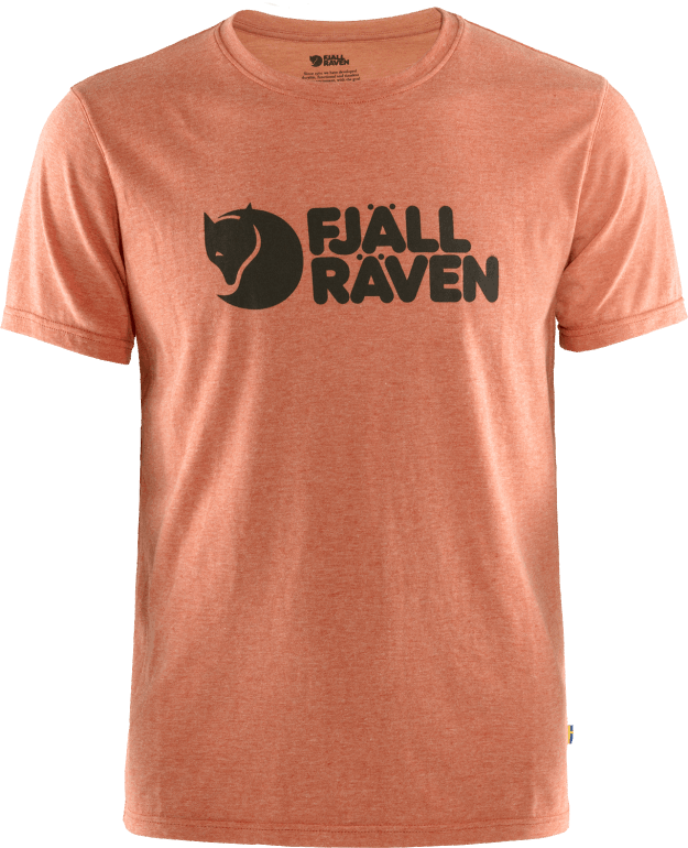 Camiseta Rowan Red Fjällräven Logo M - Rowan Red-melange