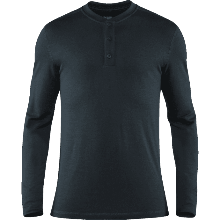 Fjällräven Marinho Escuro Singi Merino Henley M