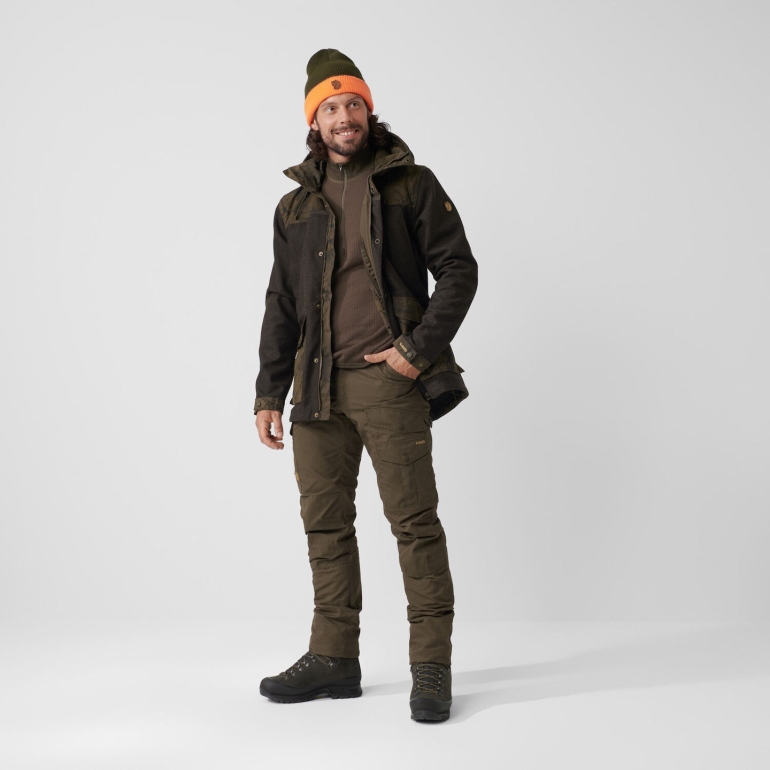 Calça De Caça Profissional Dark Olive Barents M Fjällräven