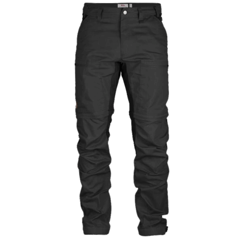 Calça Fjällräven Abisko Lite Trekking Com Zíper M Regular Cinza Escuro/preto