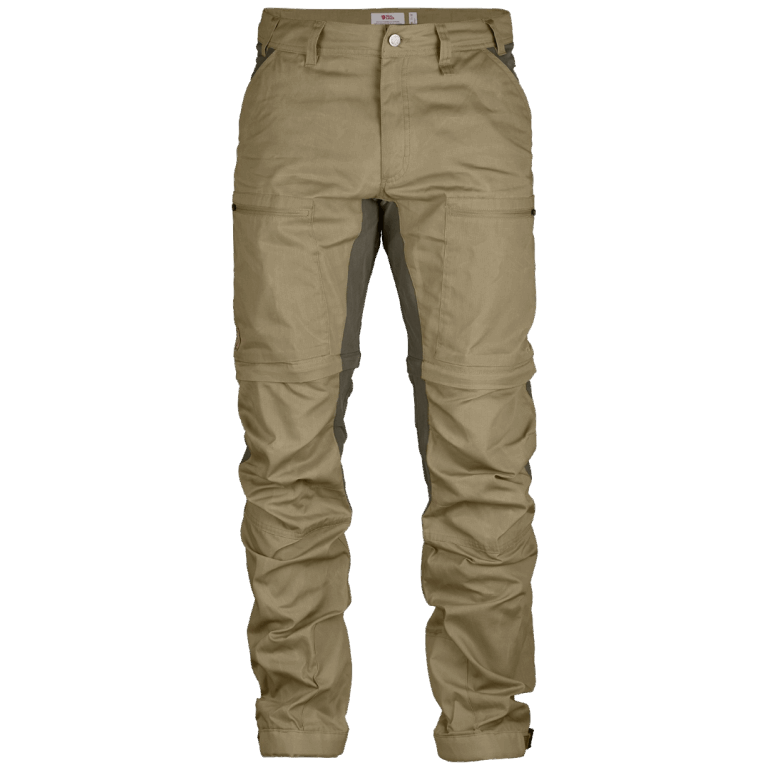 Calça Abisko Lite Trekking Com Zíper M Regular Areia/alcatrão Fjällräven