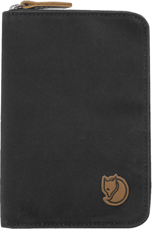 Carteira De Passaporte Raposa Da Montanha Cinza Escuro