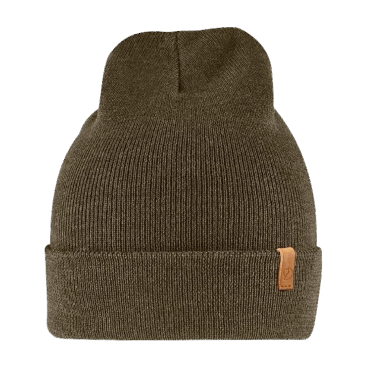 Chapéu De Tricô Clássico Fashion Dark Olive Fjällräven