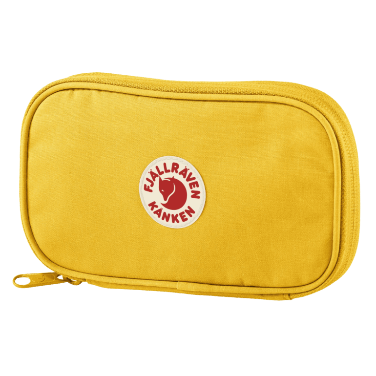 Carteira De Viagem Amarela Quente Da Marca Fjällräven Kånken