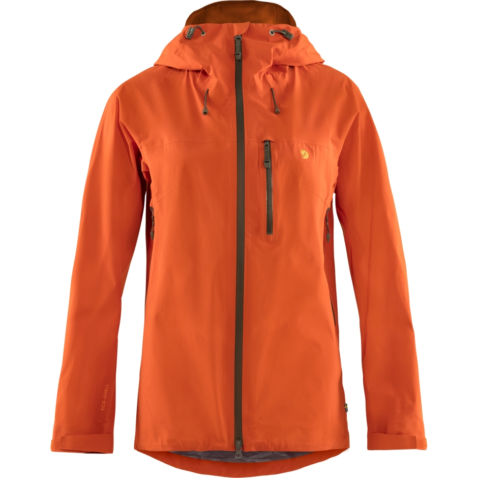 Hokkaido Jaqueta Laranja Bergtagen Lite Eco-shell W Mountain Fox