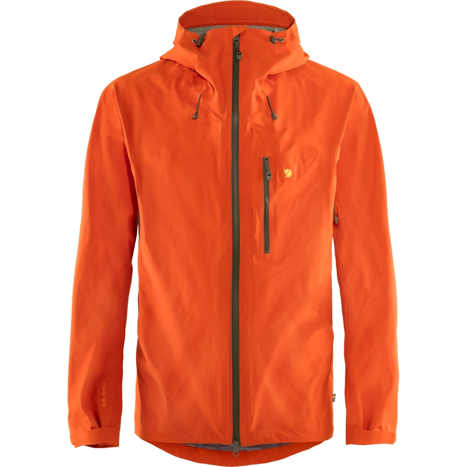 Jaqueta Bergtagen Lite Eco-shell M Fjällraven Fire Hokkaido Laranja