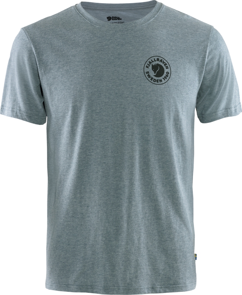 T-shirt Com Logótipo 1960 Com A Marca Tio Azul Melange Da Montanha Raposa