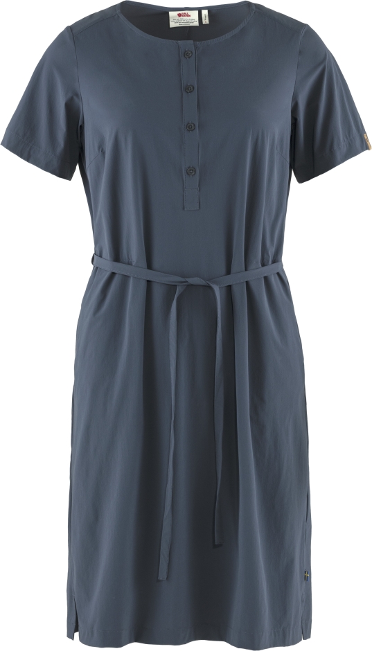 Vestido Azul Marinho Övik Lite Com Fjällräven