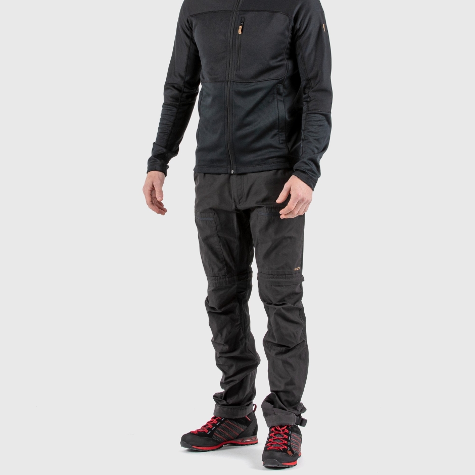 Cinza Escuro Abisko Lite Trekking Zip-off M Reg Fjällraven