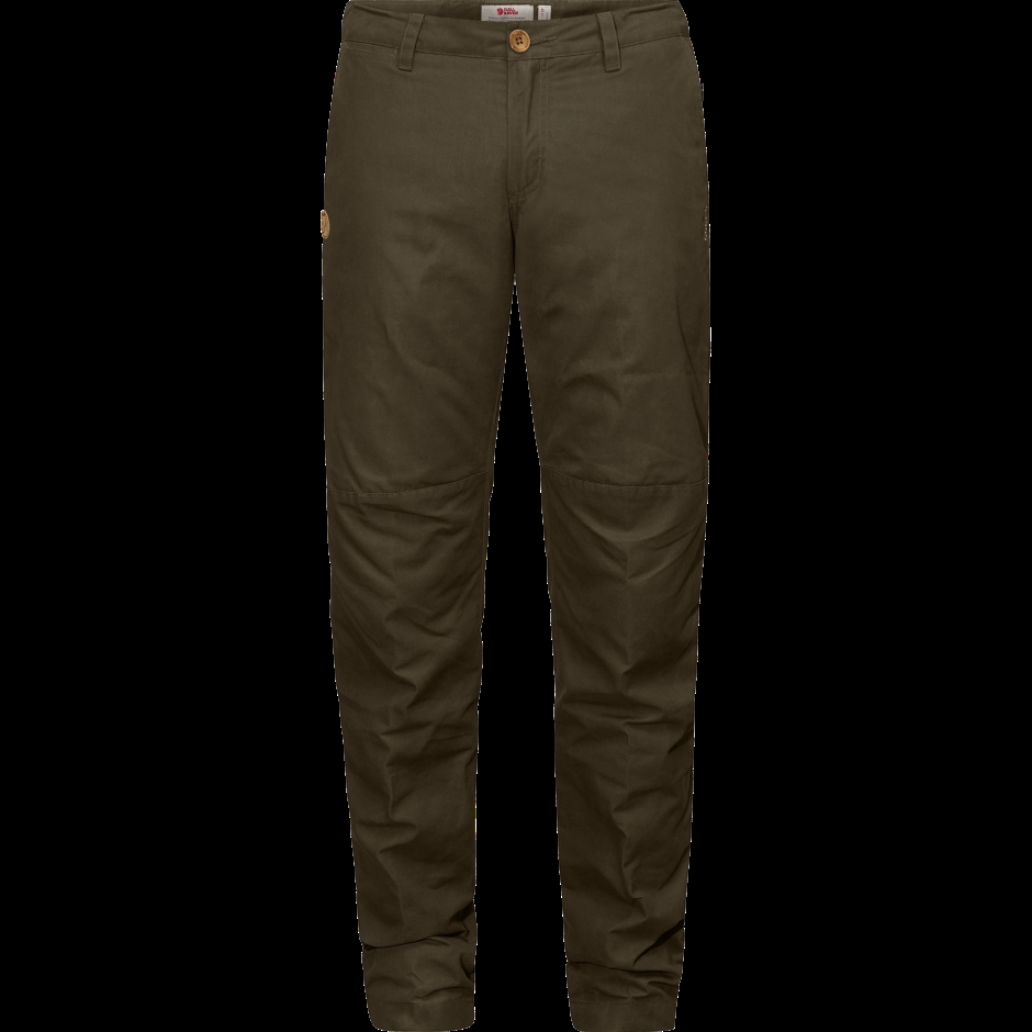 Calça De Inverno Cônica Srmland W Longa Azeitona Escura Fjällräven