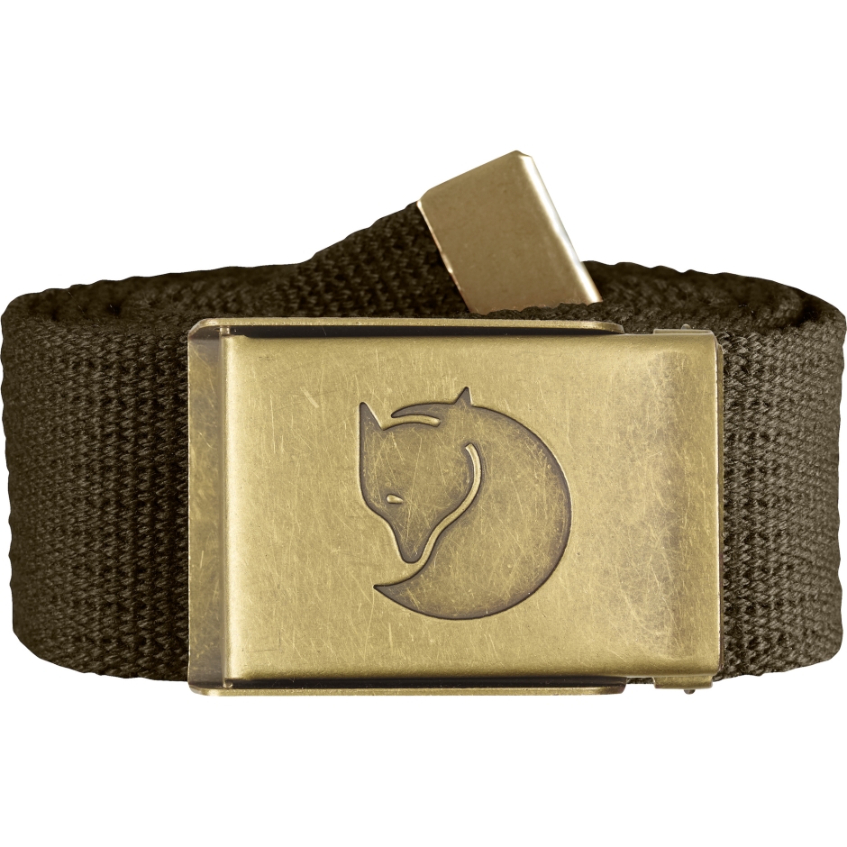 Cinto De Lona Bronze Fjällräven Azeitona Escura 4 Cm
