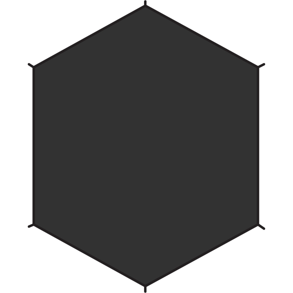 Cúpula 3 Pegada Raposa ártica Negra