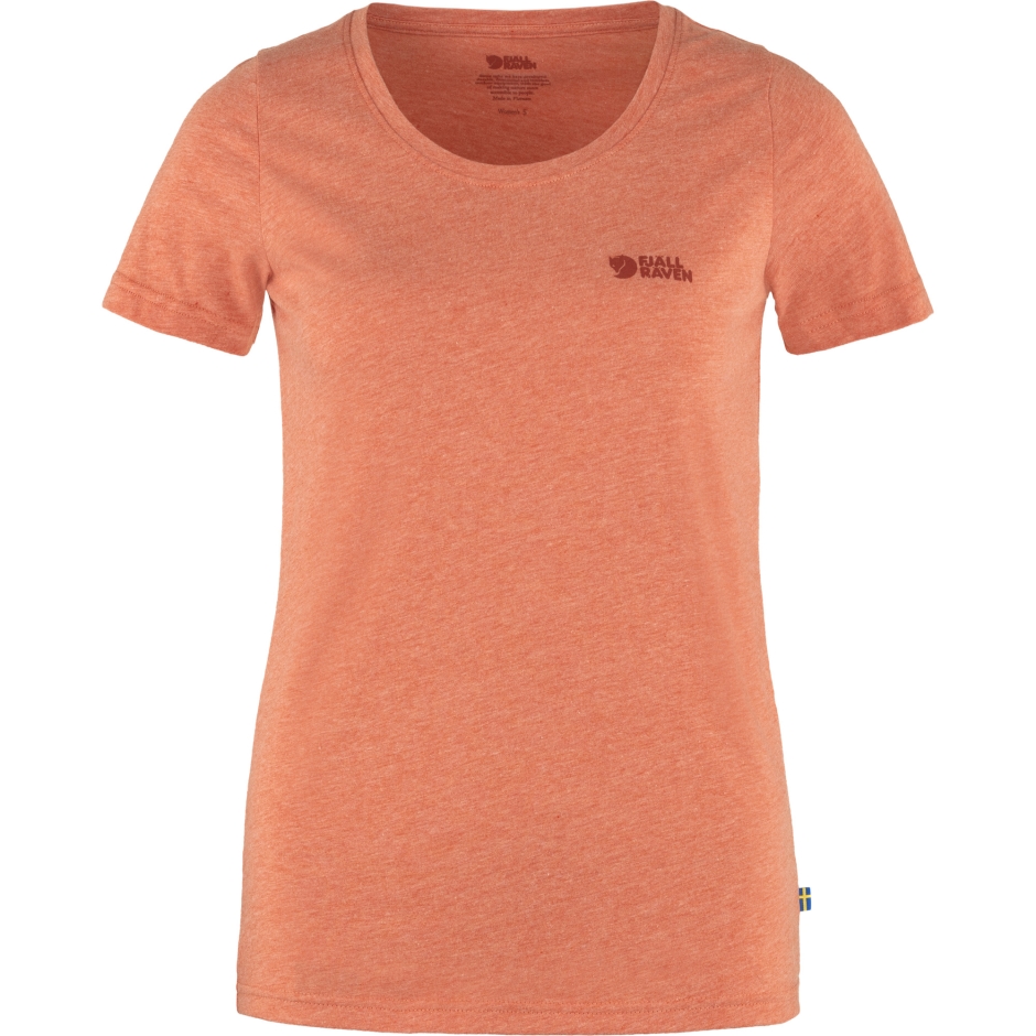 T-shirt Fjällräven Brand Rowan Vermelho-melange Logótipo W