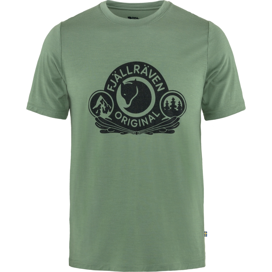 Lã Abisko Clássico Ss M Fjällräven Pátina Verde