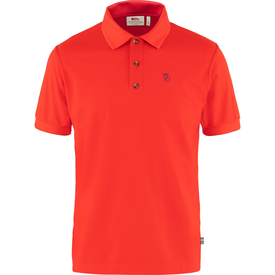 Camisa Piquê Crowley M Fjällräven Marca True Red