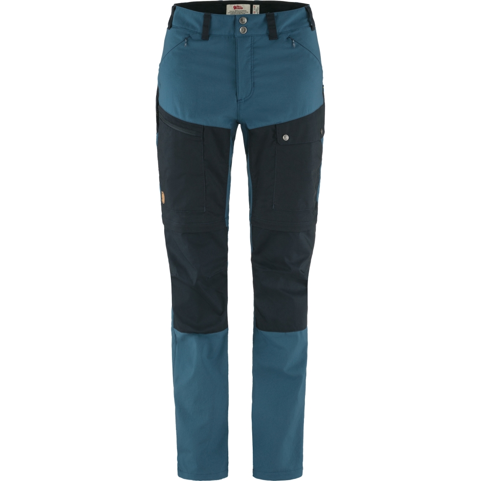 Fjällraven Calça Azul Marinho Escuro Abisko Midsummer Zip Off W