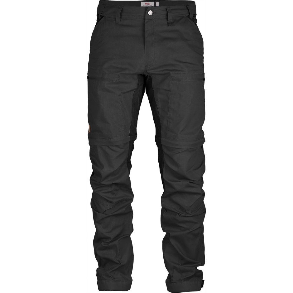 Abisko Lite Trekking Zip-off M Longo Fjällräven Cinza Escuro Preto