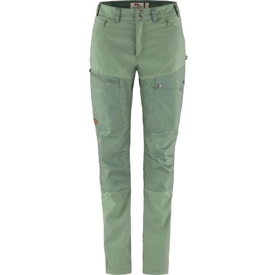 Calça De Verão Abisko Verde Pátina Verde Jade W Short Fjällräven