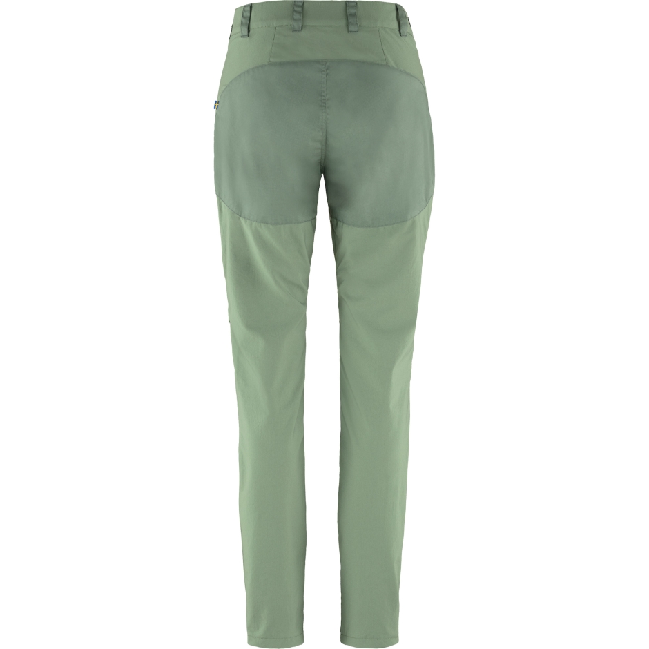 Calça De Verão Abisko Verde Pátina Verde Jade W Short Fjällräven