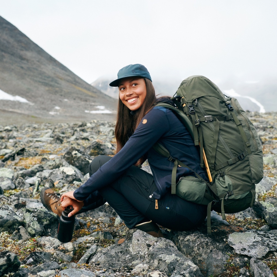 Calça De Verão Abisko Verde Pátina Verde Jade W Short Fjällräven