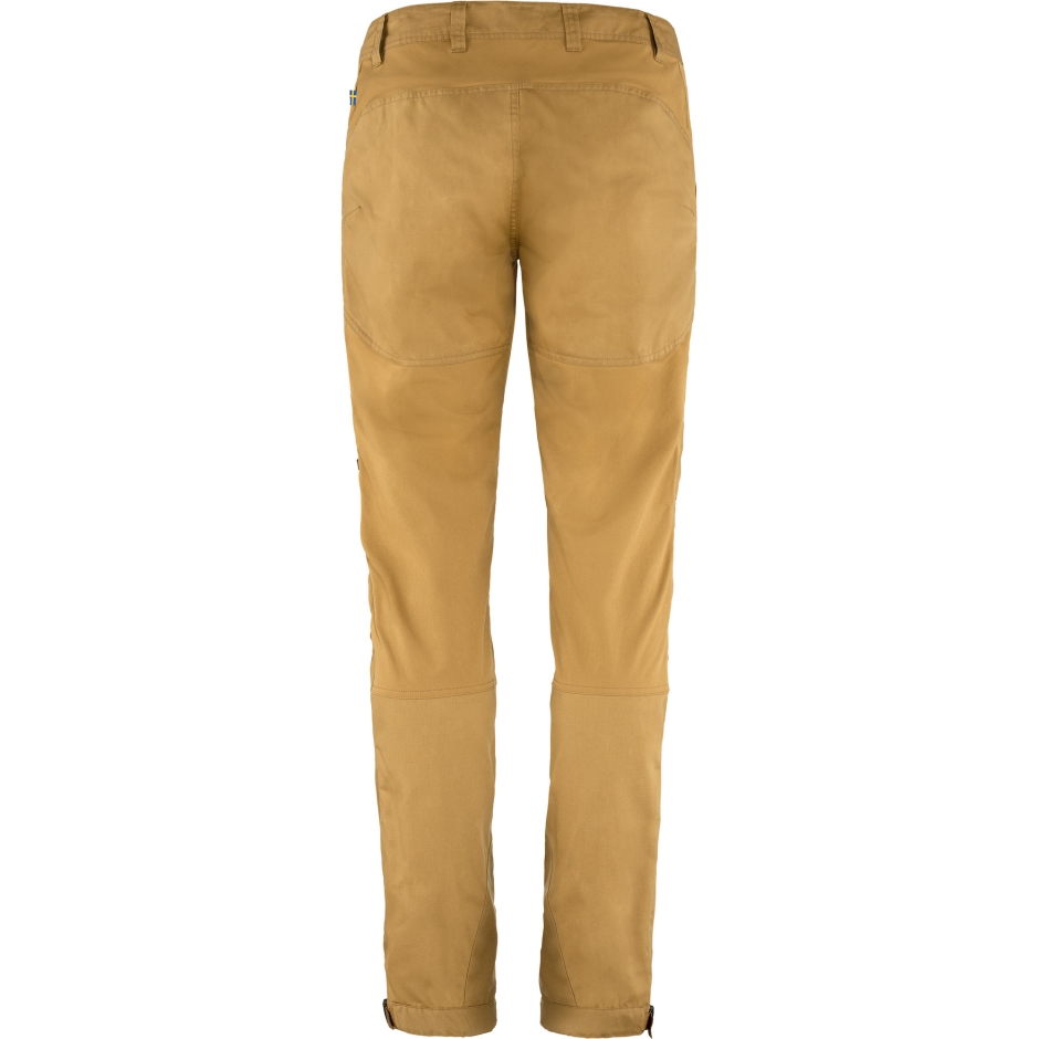 Calça De Trekking Abisko Lite C Curta Fjällräven Marrom Trigo Sarraceno